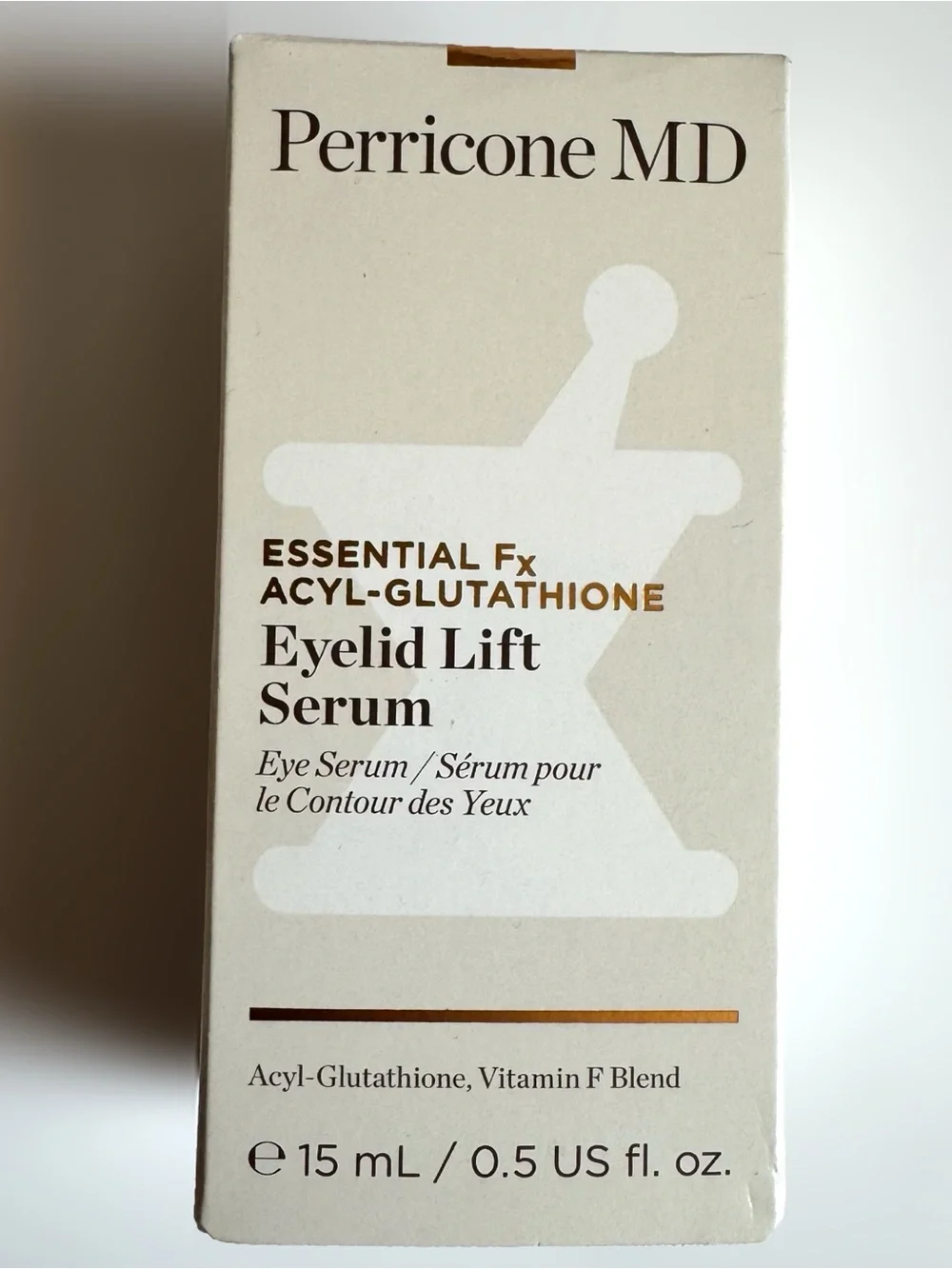 Perricone MD Essential Fx Acyl-Glutathione Eyelid Lift Serum 15mL NIB New